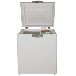 BEKO Congelador HS 221520 blanco con gran capacidad de 208 litros