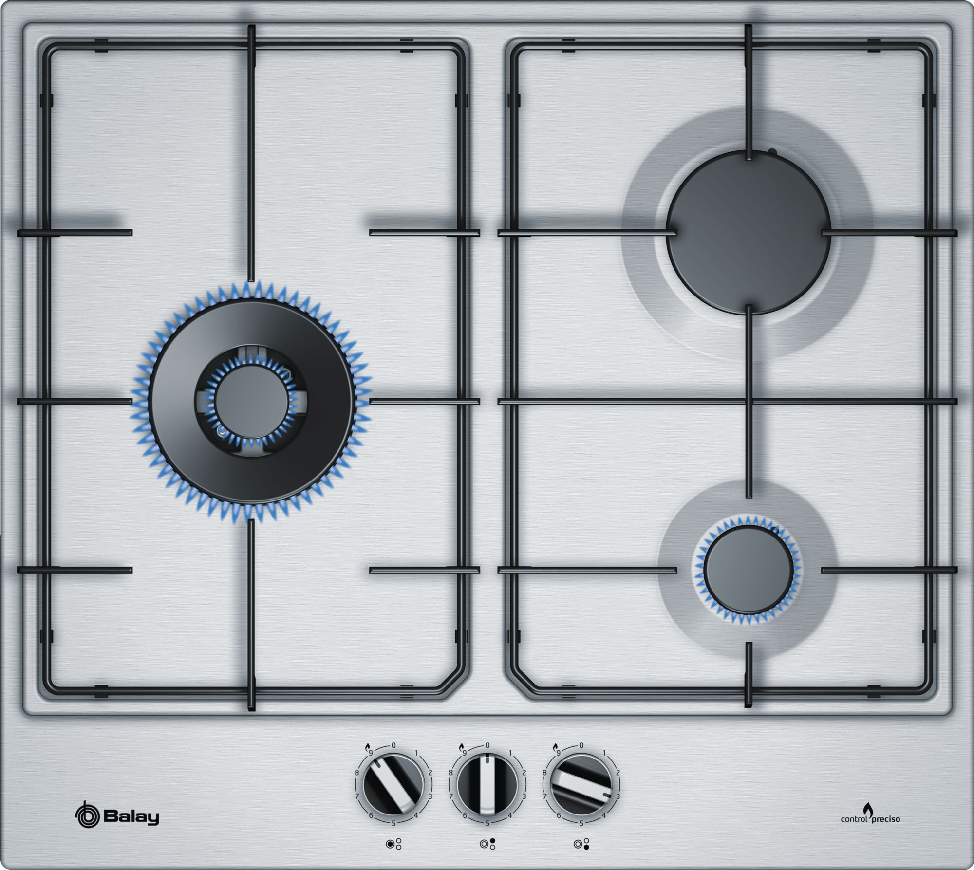 BALAY ENCIMERA 3ETX663MB 3F INOX GAS