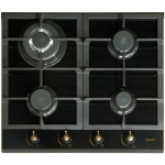 CATA ENCIMERA CRISTALGAS RCI631BK 4FUEG NEGRA RUST