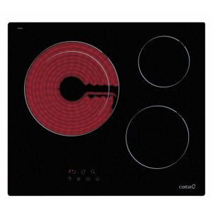 CATA ENCIMERA TD6003BK VITRO 3 FUEGOS ZONA DOBLE