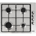 SVAN ENCIMERA SVE4B3 4Fuegos GAS butano INOX