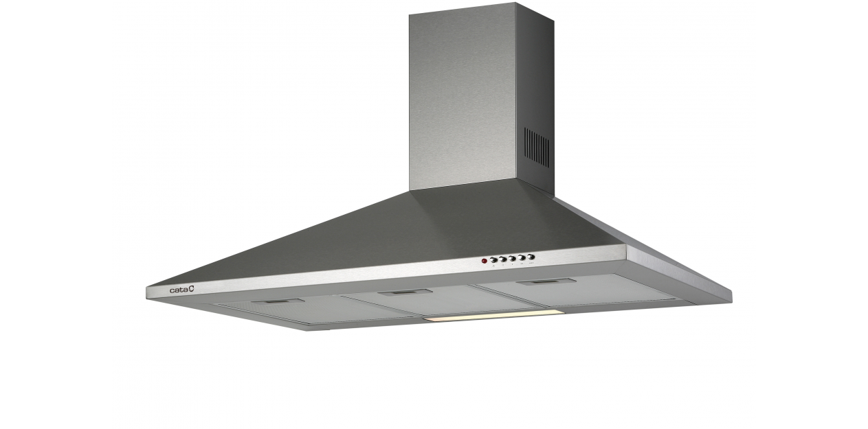 CATA CAMPANA V-900 PIRAMIDE DECORATIVA INOX 420M3H