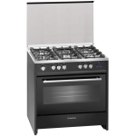 MEIRELES COCINA G911BL NEGRA Horno 90cm electrico
