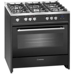 MEIRELES COCINA G 910 BL 5FU.90 CM NEGRA HORNO GAS