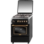 SVAN COCINA SVK6601RN RUSTICA NEGRA 4F HORNO