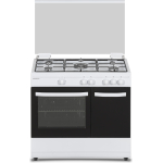 ASPES COCINA AKGW5900PB BLANCA 90CM 5F HOR+PortWOK