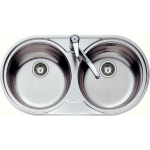 TEKA FREGADERO DR-80 2C 10110006 INOXSin Orificio