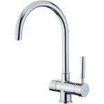 TEKA GRIFO OS 201 CAÑO ALTO CROMO CON FILTRO