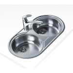 TEKA FREGADERO DR-80 2C 11110006 INOX Con Orificio