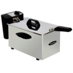 ORBEGOZO FREIDORA FDR-25 2.5L INOX DESMONTABLE, diseño elegante en acero inoxidable