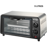 BASTILIPO HORNO SOBREMESA TURIN 9LITROS NEGRO 800W