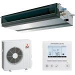 MITSUBISHI AIRE MGPEZ-125VJA CONDUCT.+PAC-YT52CRA