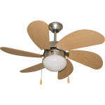 BASTILIPO VENTILADOR IBIZA TECHO MADERA 6/PALAS