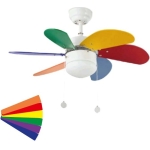 BASTILIPO VENTILADOR TECHO CALELLA COLORES 75CM