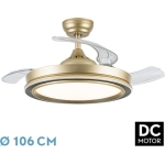 ABRILA VENT.TECHO DC IBE 72W 3ASPAS RETRACTIL CU