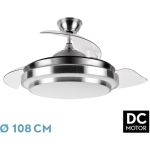 ABRILA VENT.TECHO DC IBE 72W 3ASPAS RETRACTIL NIQ