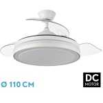 ABRILA VENT TECHO DC ESPARTA 72w retrac 107cm blan