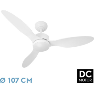ABRILA VENT TECHO DC SERPA 24w 3aspas blanco