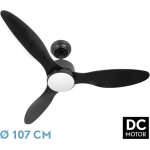 ABRILA VENT TECHO DC SERPA 24w 3aspas negro