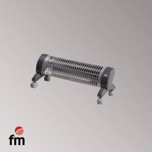 FM RADIADOR DE CUARZO 2302 R 1200W Gris 2res C.RUE