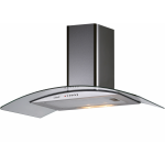 CATA CAMPANA C 900 GLASS 90CM INOX CRISTAL 400m/3