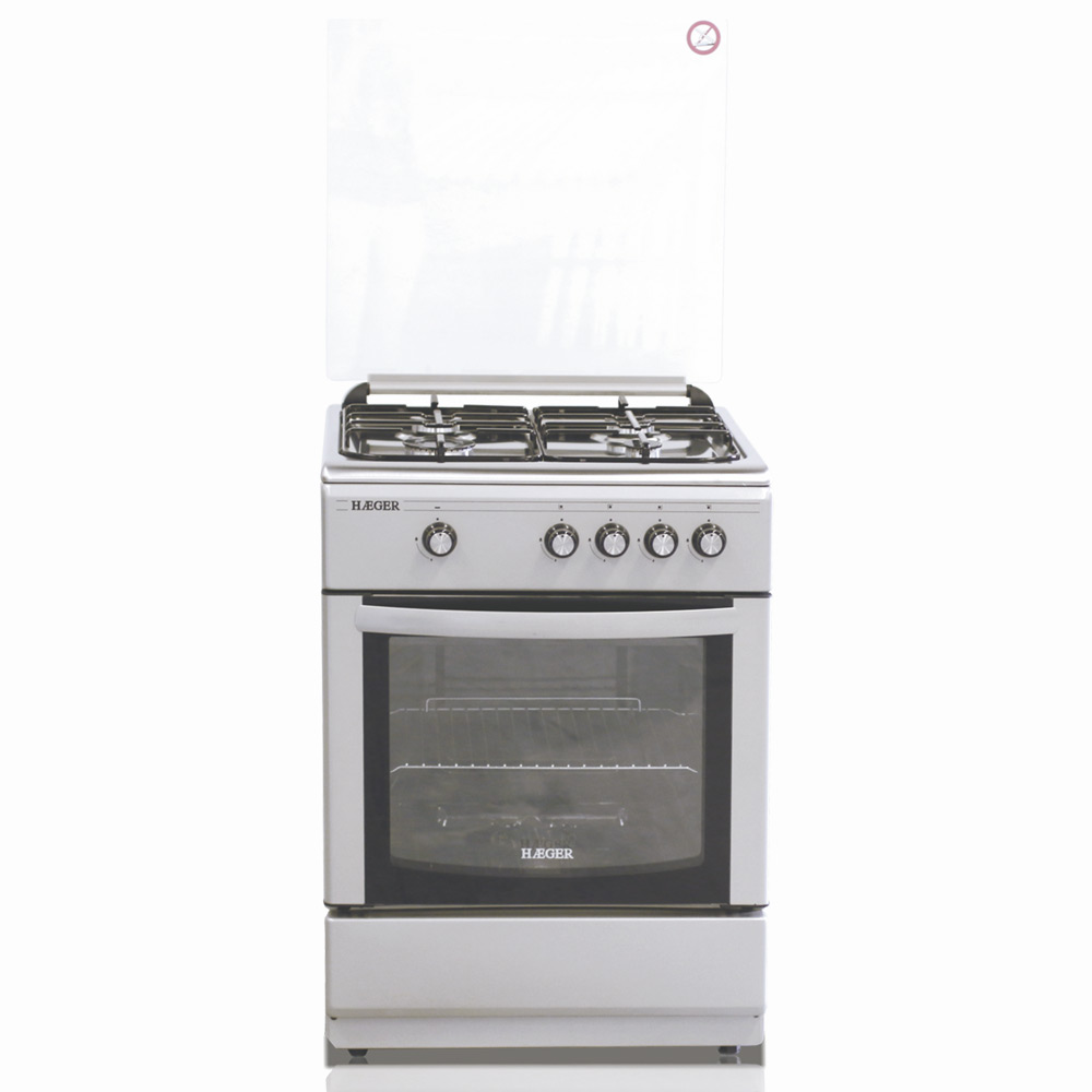 HAEGER COCINA GC-SS6.004C GAS 60X60 SILVER/INOX GR